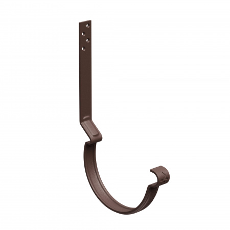 Крюк крепления желоба длинный Aquasystem Pural Matt RAL 8017 (Коричневый) 90/125