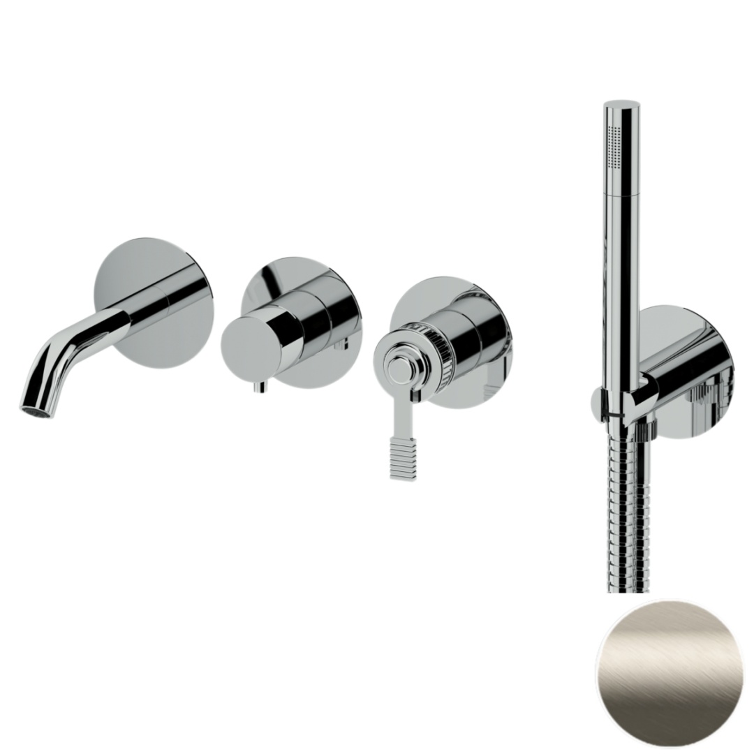 Смеситель для ванны Remer Atelier AL53D2PXV, сталь в строительном магазине