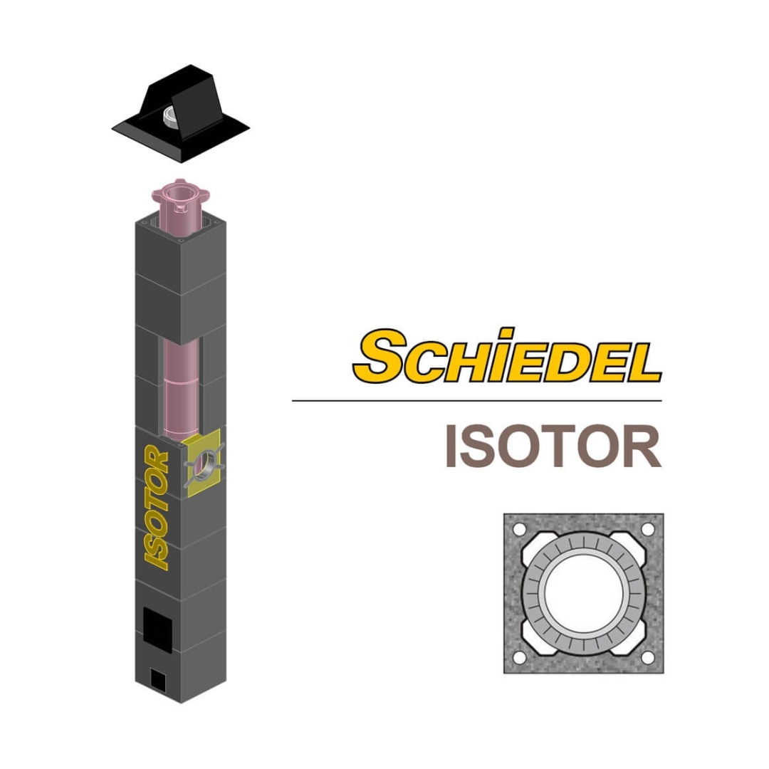 Комплект дымохода Schiedel ISOTOR Ø-160 мм “ Стандартный ” в строительном магазине