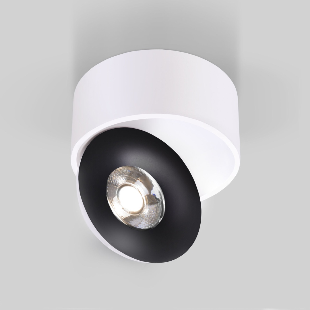 Накладной светодиодный светильник Glide белый/черный 25100/LED в строительном магазине