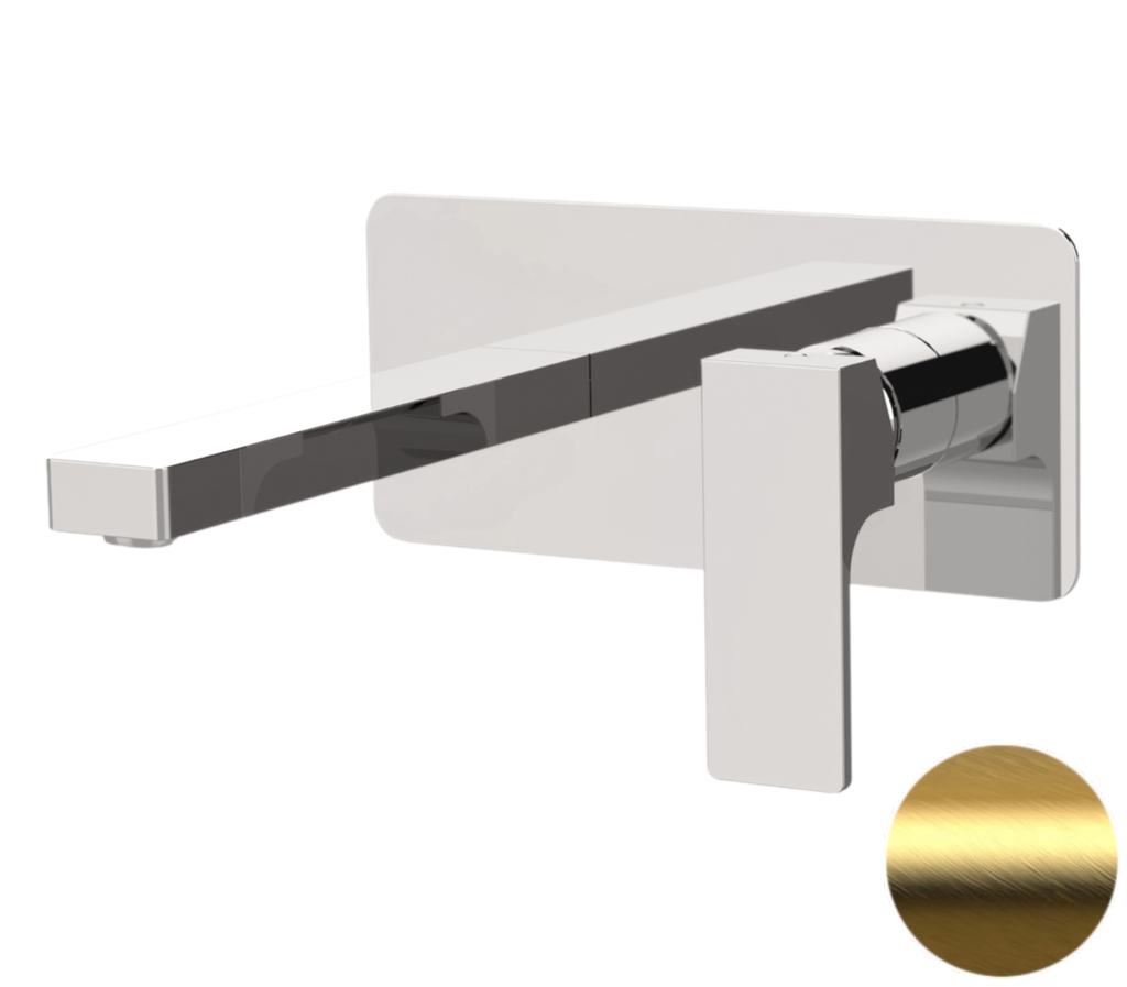 Смеситель для раковины Remer Absolute AU15BG, золото брашированное в строительном магазине