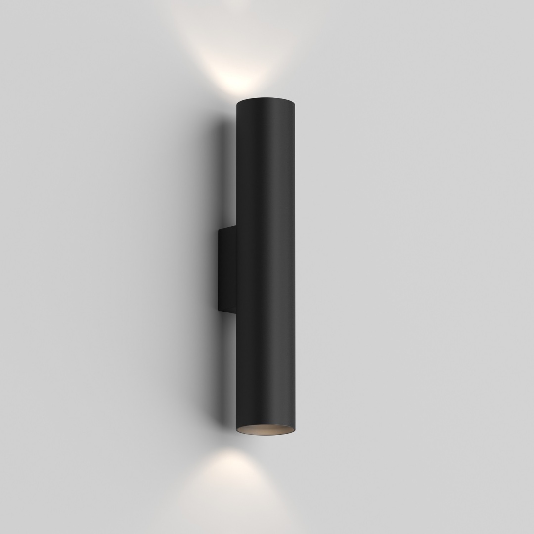 DK5022-BK Настенный светильник, IP20, до 15 Вт, LED, 2xGU10, черный, алюминий в строительном магазине