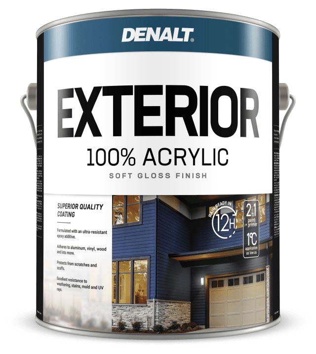 Краска для наружных работ DENALT 610 Siding Exterior высокоадгезионная 3,7л в строительном магазине