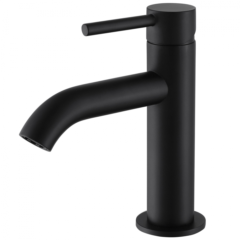 Смеситель ABBER Wasser Kreis AF8110B для раковины, черный матовый в строительном магазине