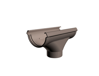 LUX Воронка желоба Docke ПВХ Шоколад