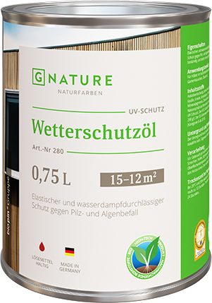 Масло для внешних работ G Nature 280 (Джи Натур) защитное Бамбук 10л в строительном магазине