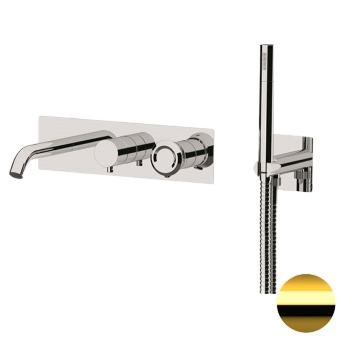 Смеситель для ванны Remer Element ET53D2DO, золото глянцевое в строительном магазине