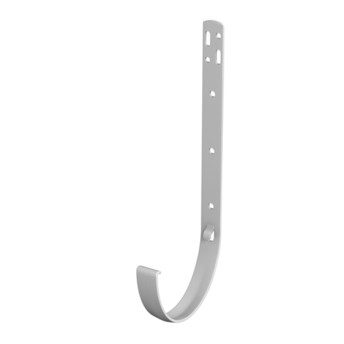 Кронштейн желоба металл для ПВХ Grand Line Стандарт белый