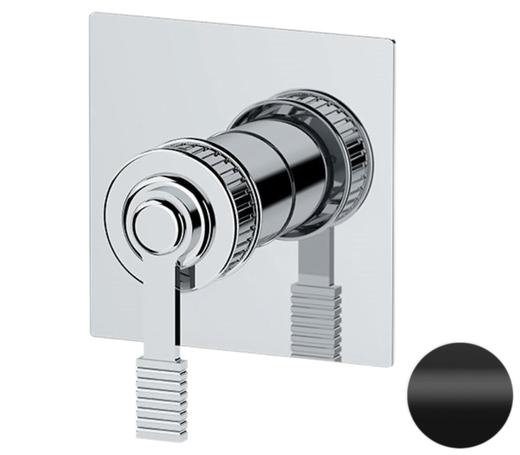 Смеситель для душа Remer Atelier AL30QNO, черный матовый в строительном магазине