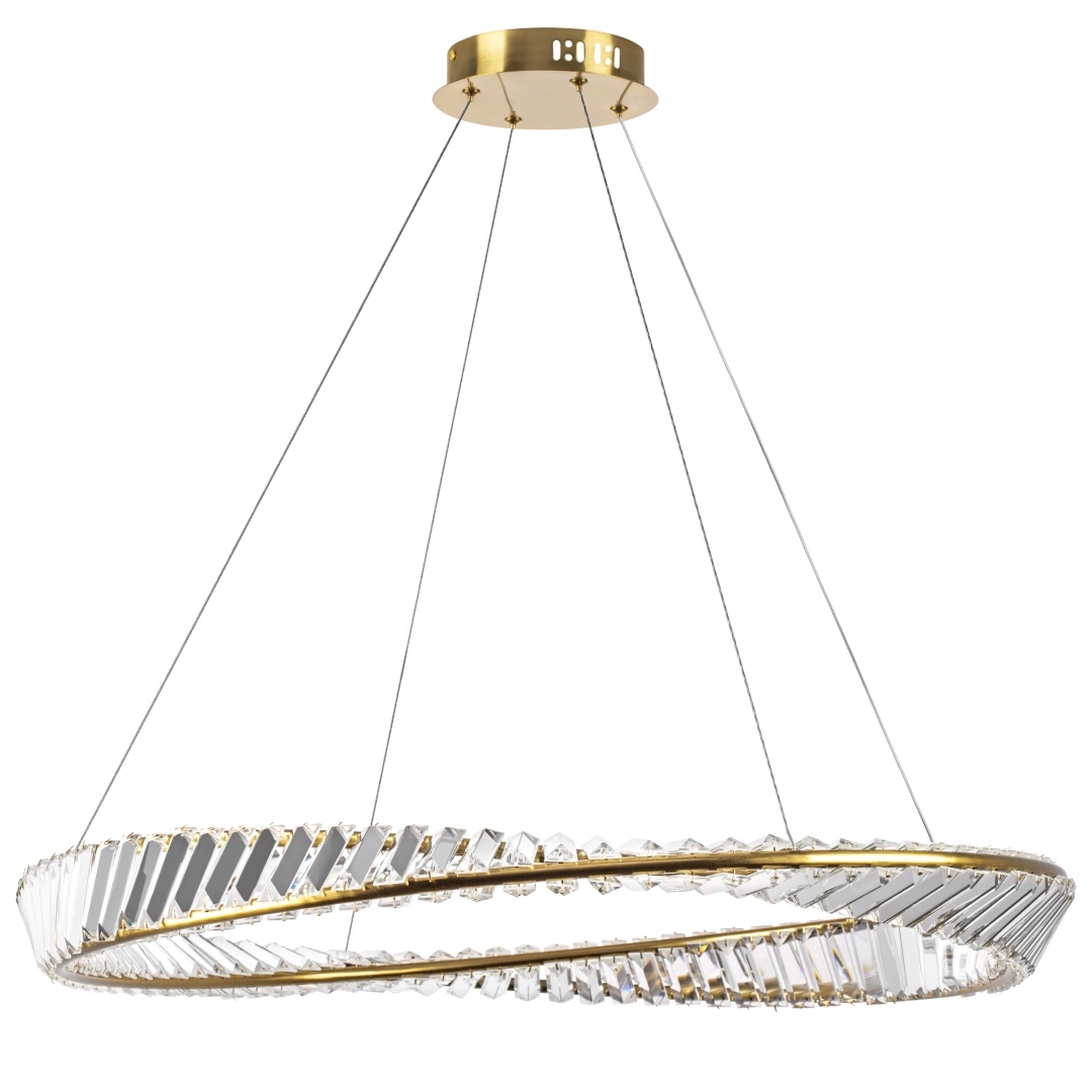 699083 Люстра VIDARE 40W LED 3080LM ЗОЛОТО 3000K IP20 в строительном магазине