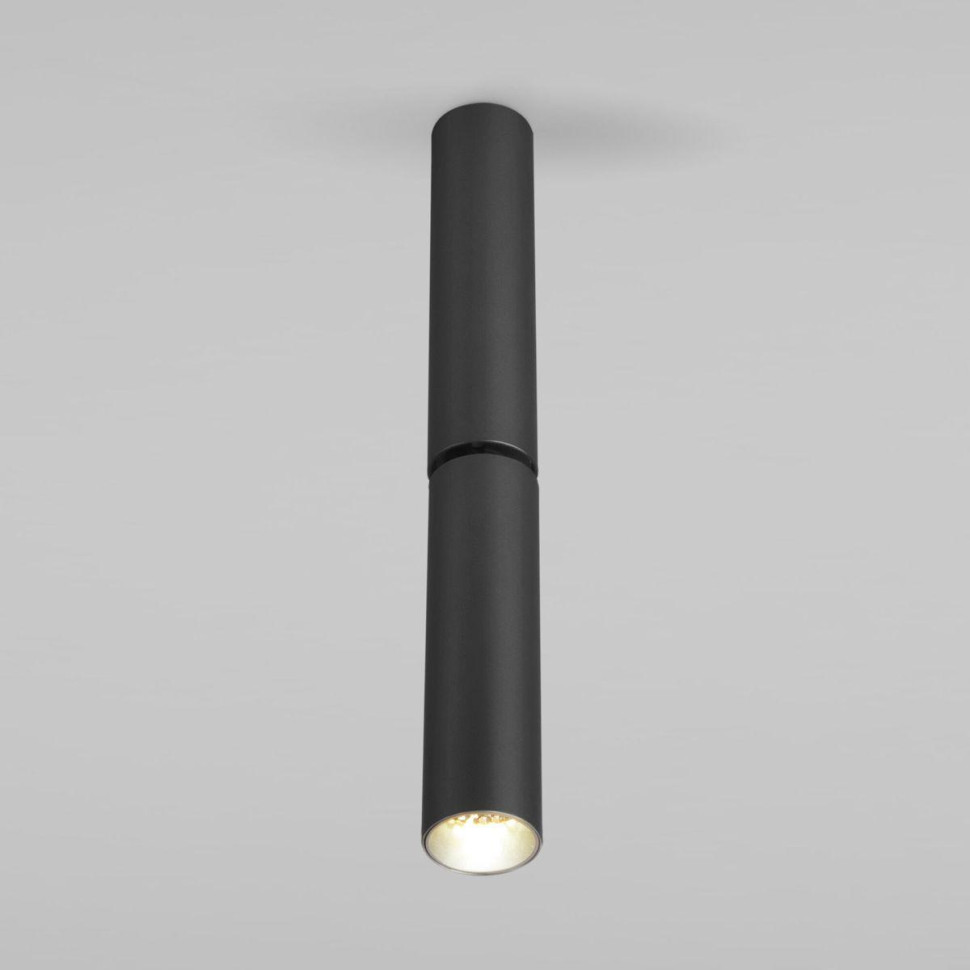 Светодиодный спот Elektrostandard Pika 25029/Led черный a061109 в строительном магазине