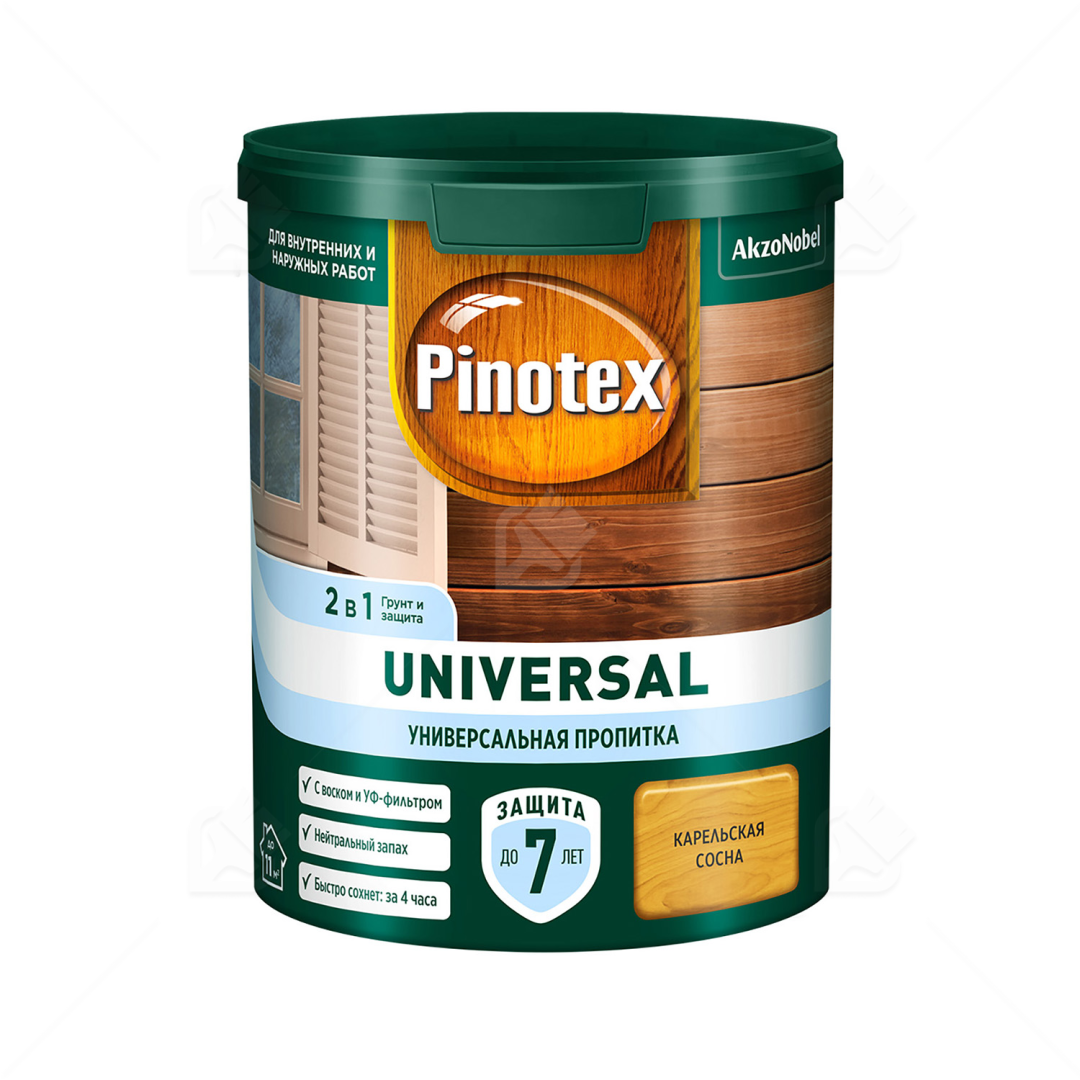 Пропитка Pinotex Universal 2в1 Карельская сосна 0,9л
