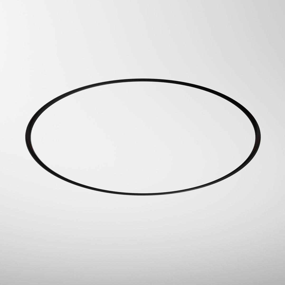 Slim Magnetic Встраиваемый радиусный шинопровод черный ⌀ 1200мм 85159/00 в строительном магазине