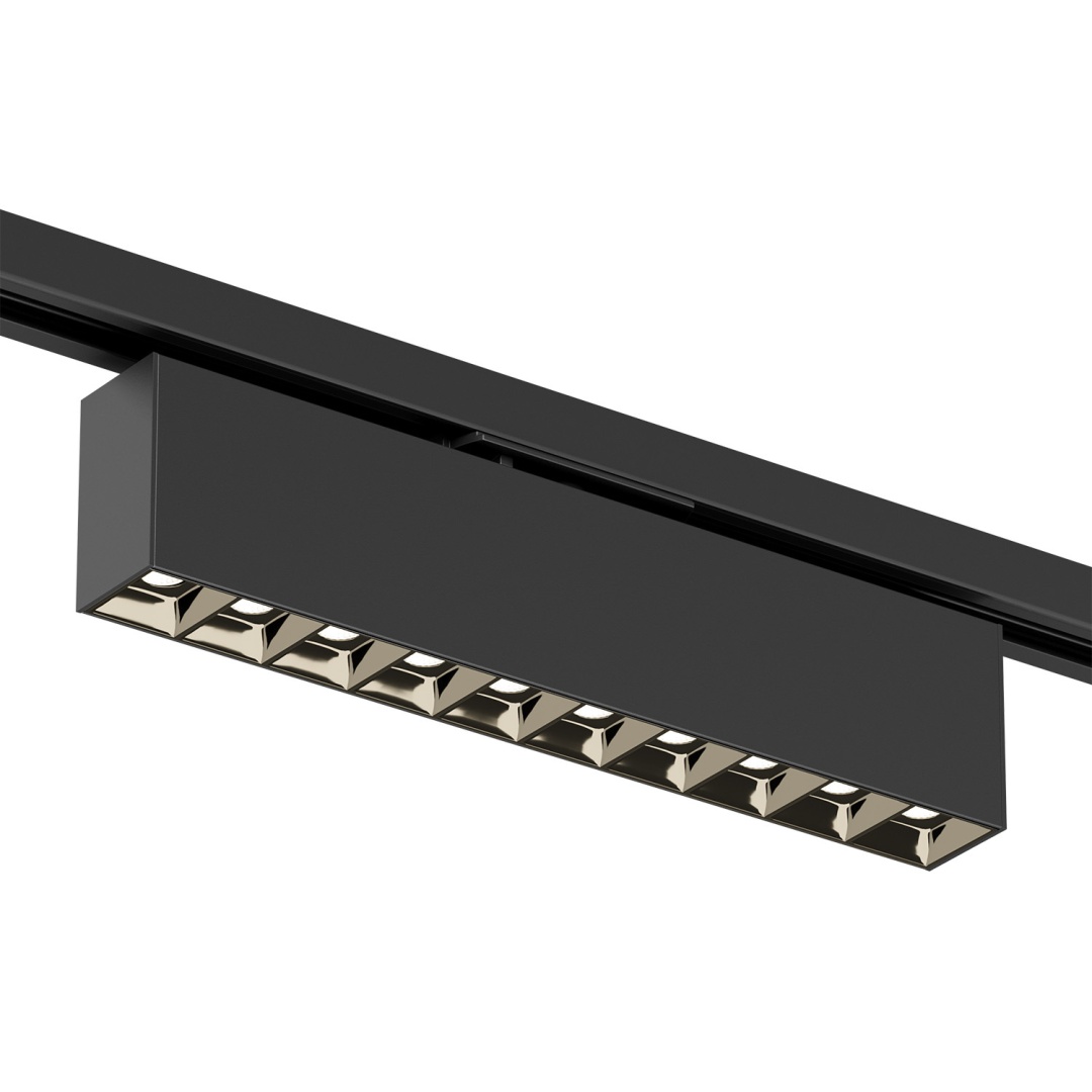 DK6434-BK Поворотный однофазный трековый светильник EDDER со светодиодом L273mm 220V 20W 30° 3000K IP20 черный алюминий в строительном магазине