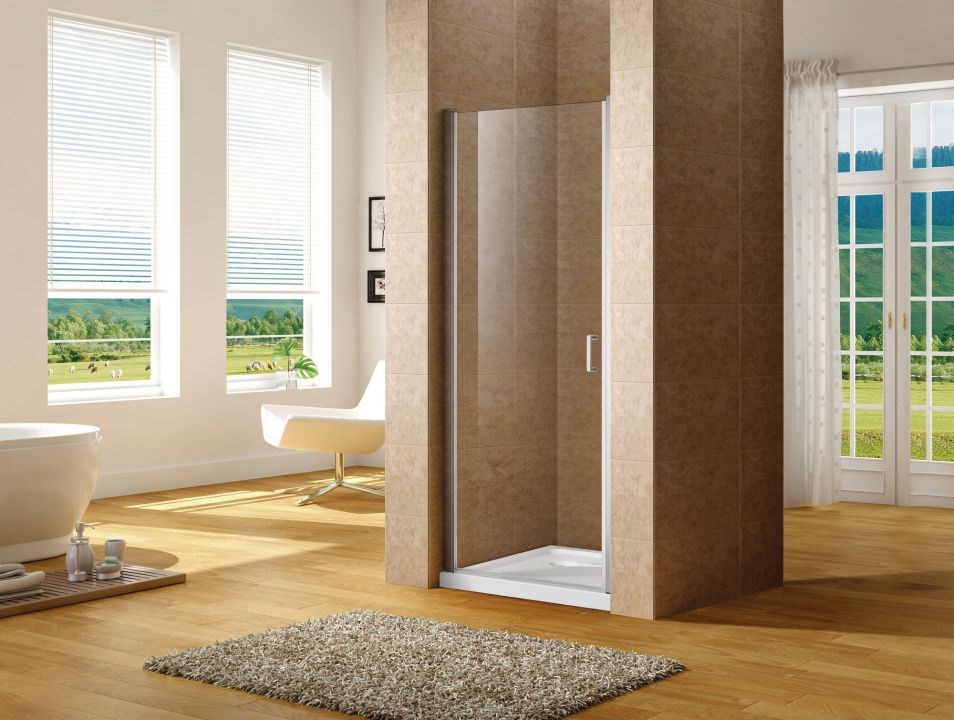 Душевая дверь Aquanet Cinetic AE12-N-80H190U-CT 800, прозрачное стекло в строительном магазине