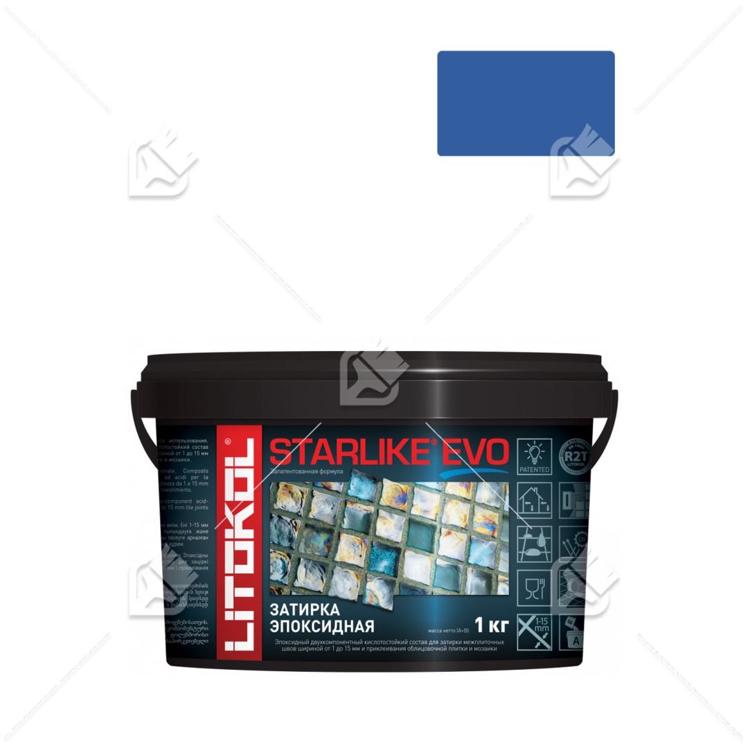 Затирка Litokol Starlike Evo S.350 сапфировый 1кг