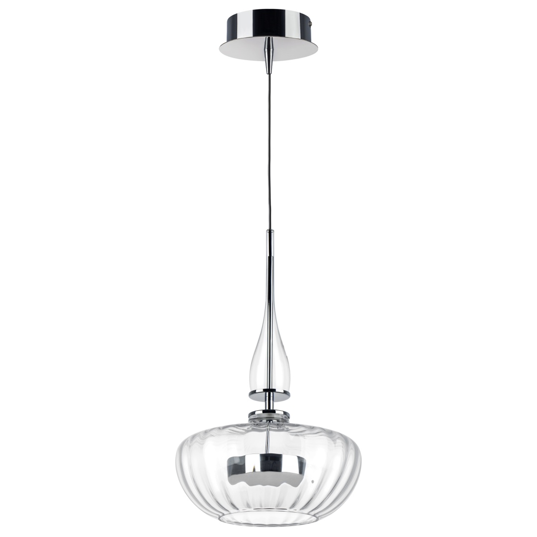 804400 Люстра ASTRA LED 12W 600LM ХРОМ/ПРОЗРАЧНЫЙ 3000K в строительном магазине