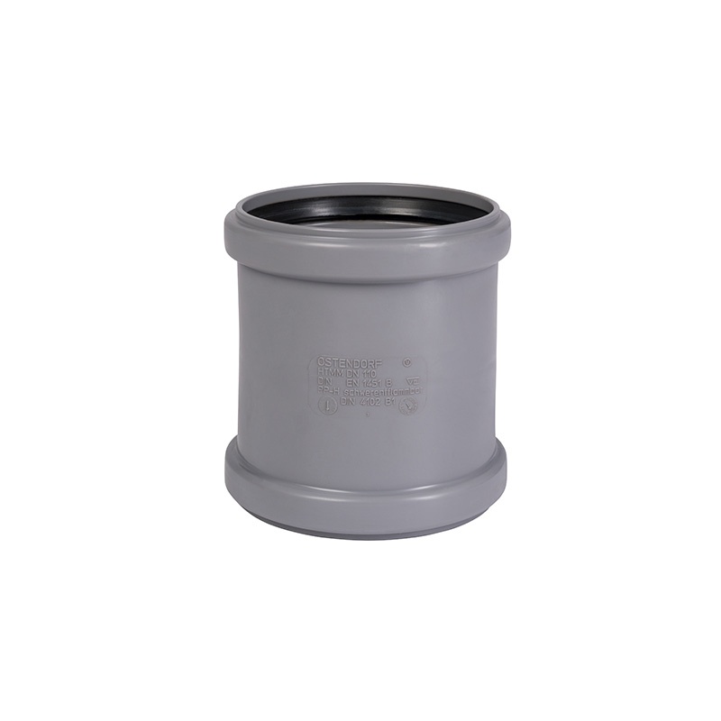 Канализационная муфта двойная (двухраструбная) Ostendorf ф110 арт. 115510 в строительном магазине