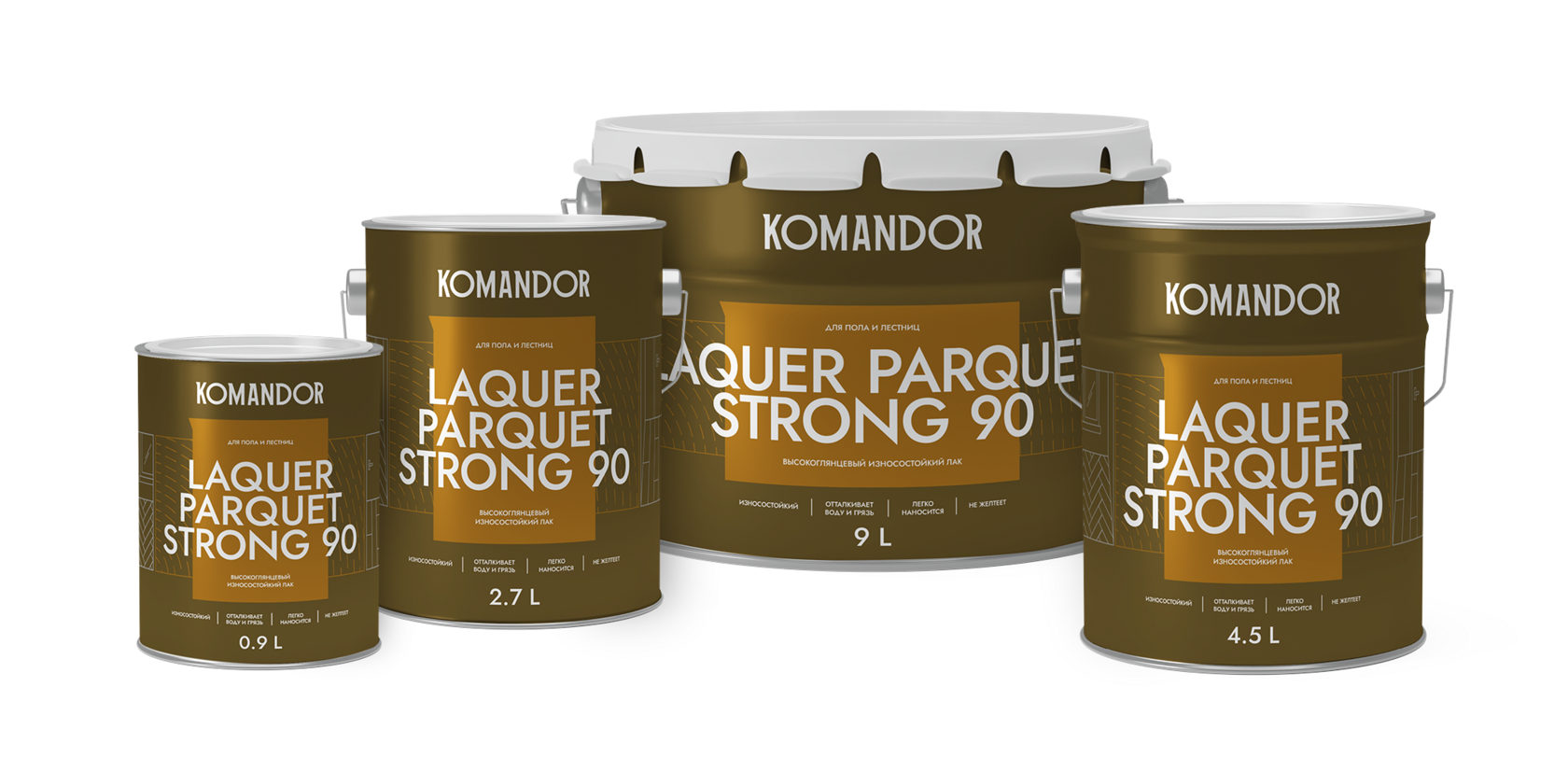 andor Laquer Parquet Strong 90 Высокоглянцевый водно-дисперсионный 0,9л в строительном магазине