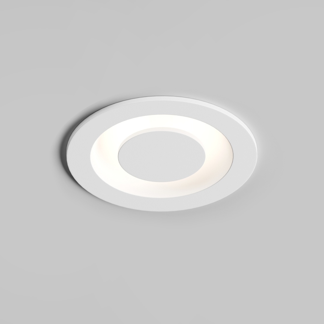 DK2500-WH Встраиваемый светильник, IP 20, 5 Вт, LED 3000, белый, алюминий в строительном магазине