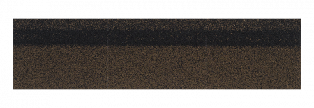 Коньково-карнизная черепица Shinglas Коричневый Базальт