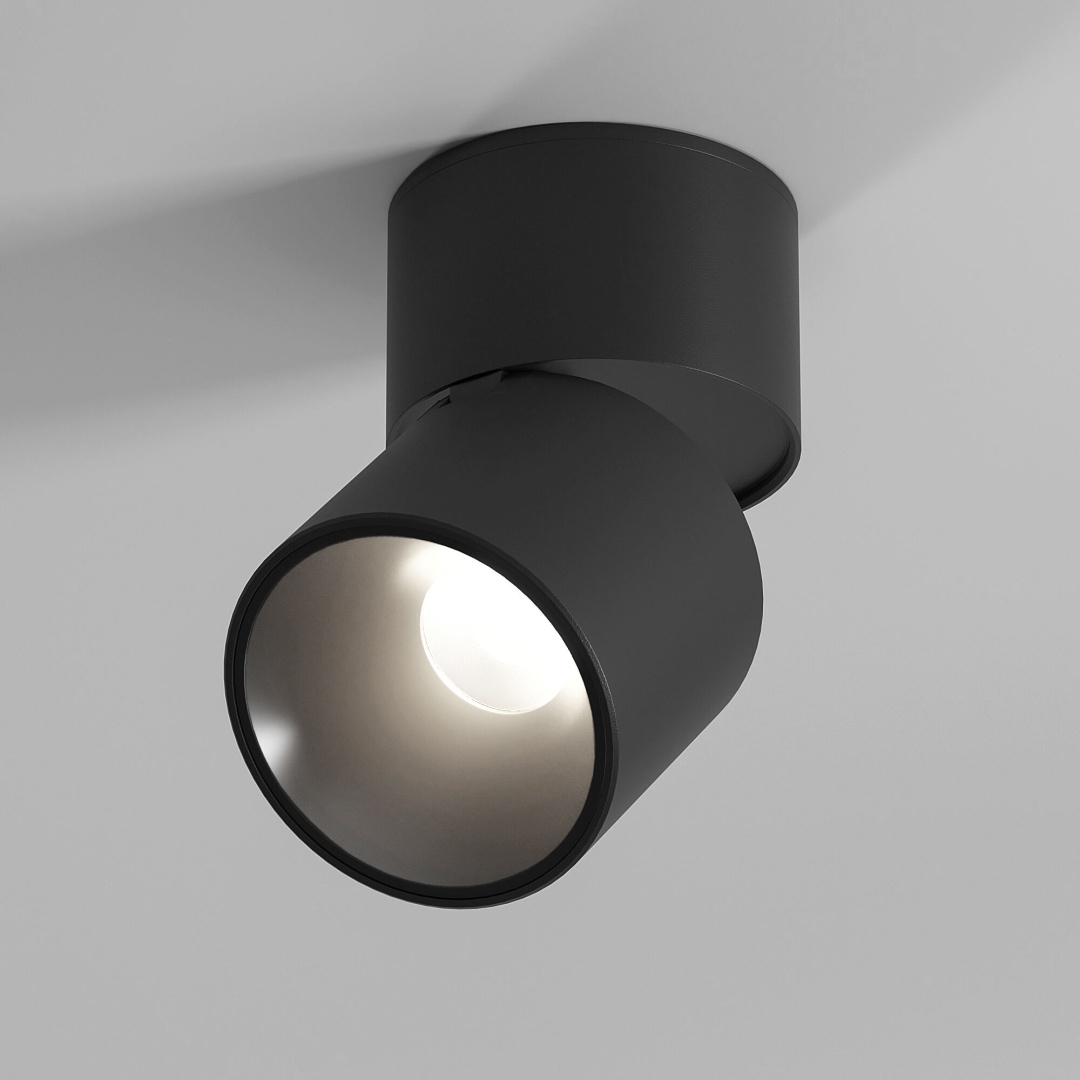 Светильник потолочный поворотный светодиодный Rolly 9W 4000K черный 25112/LED в строительном магазине