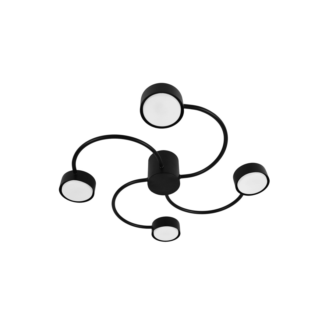 740047 Люстра FICO 4х12W GX53 ЧЕРНЫЙ в строительном магазине