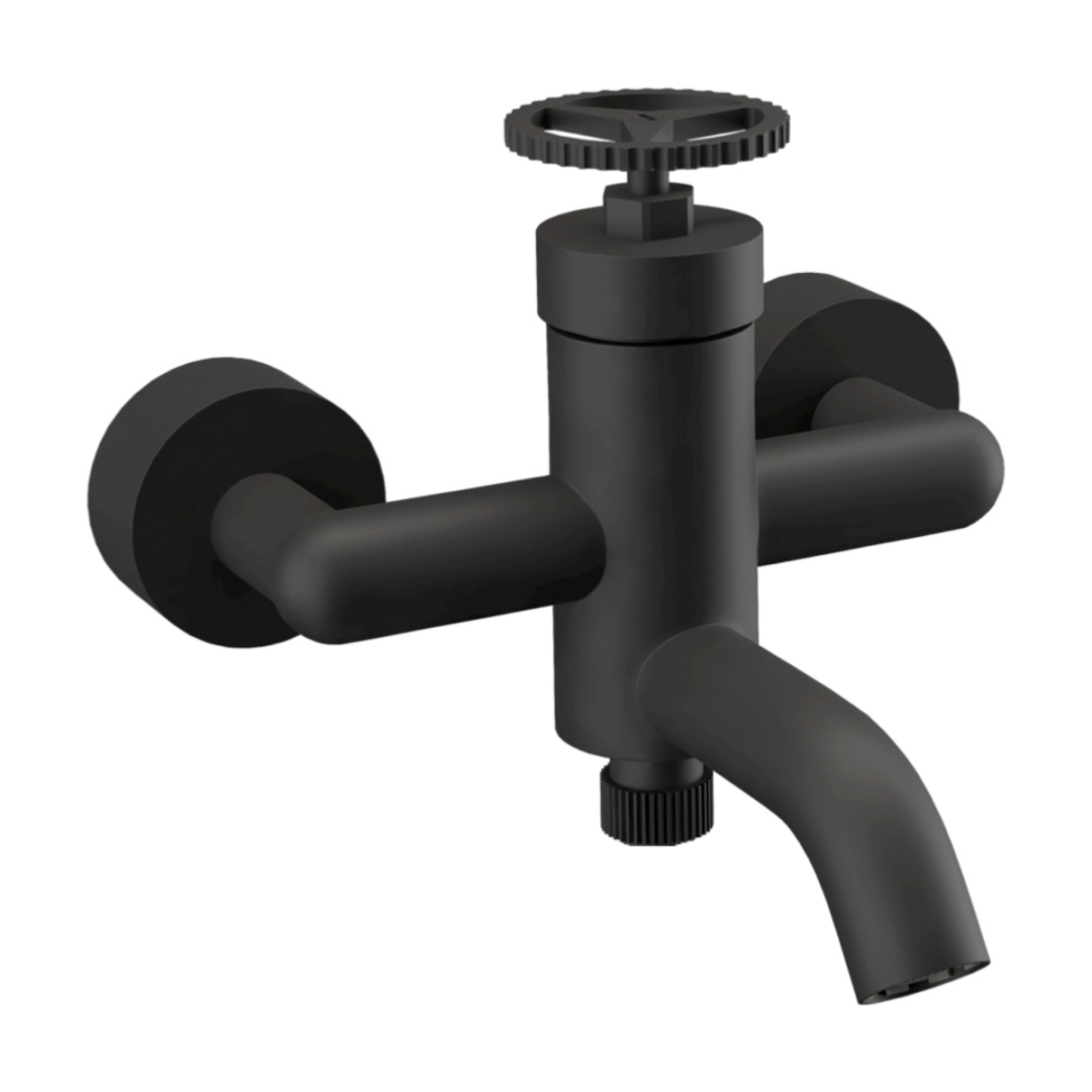 Смеситель для ванны Remer Chrono CH05NO, черный матовый в строительном магазине