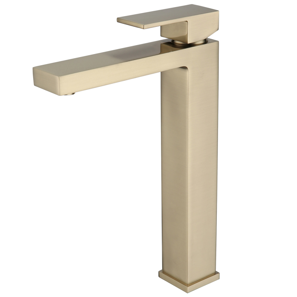 Смеситель ABBER Daheim AF8211G для раковины, золото матовое в строительном магазине