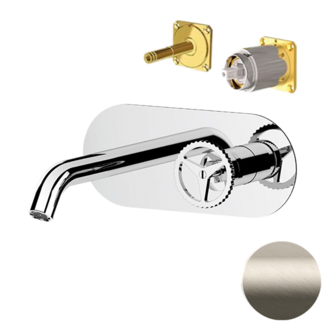 Смеситель для раковины Remer Chrono CH15KBXV, сталь в строительном магазине