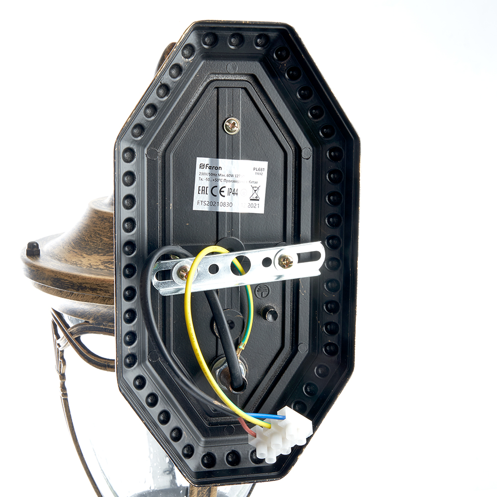 Светильник садово-парковый Feron PL681 на стену вниз 60W 230V E27 в строительном магазине