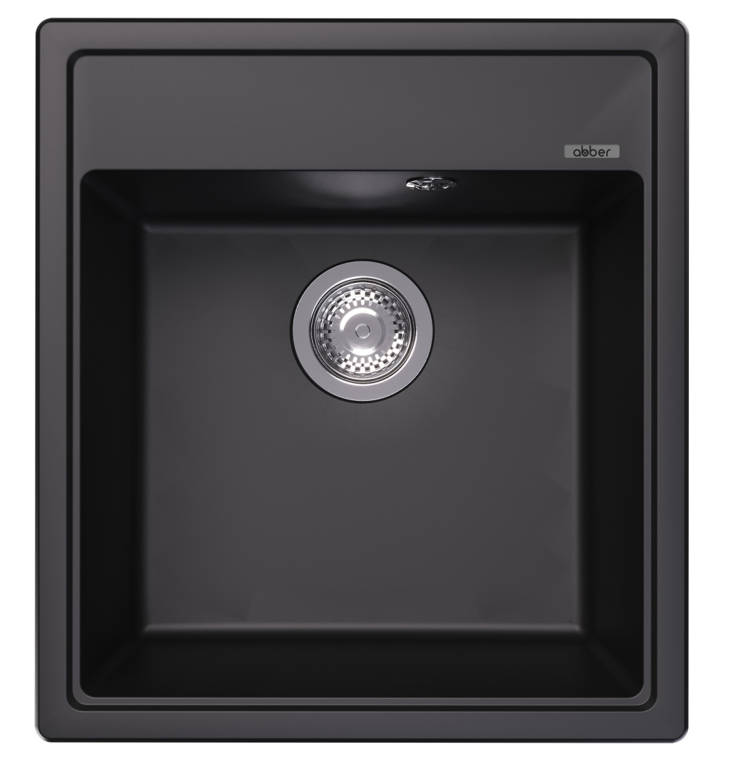 Кухонная мойка ABBER Quarz AQ2901B черная в строительном магазине