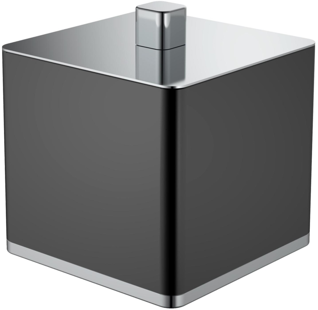 Диспенсер Boheme черный-хром 10964-B-CR для косметических дисков в строительном магазине