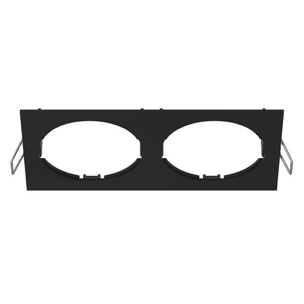217527 Рамка INTERO 16 Double QUADRO ЧЕРНЫЙ в строительном магазине