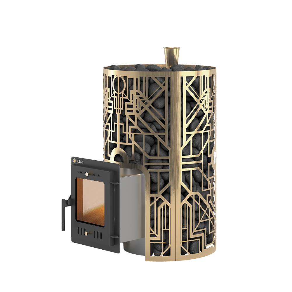 Печь для бани Эверест "Steam Master" GALAXY 24 INOX (210М) GOLD в строительном магазине
