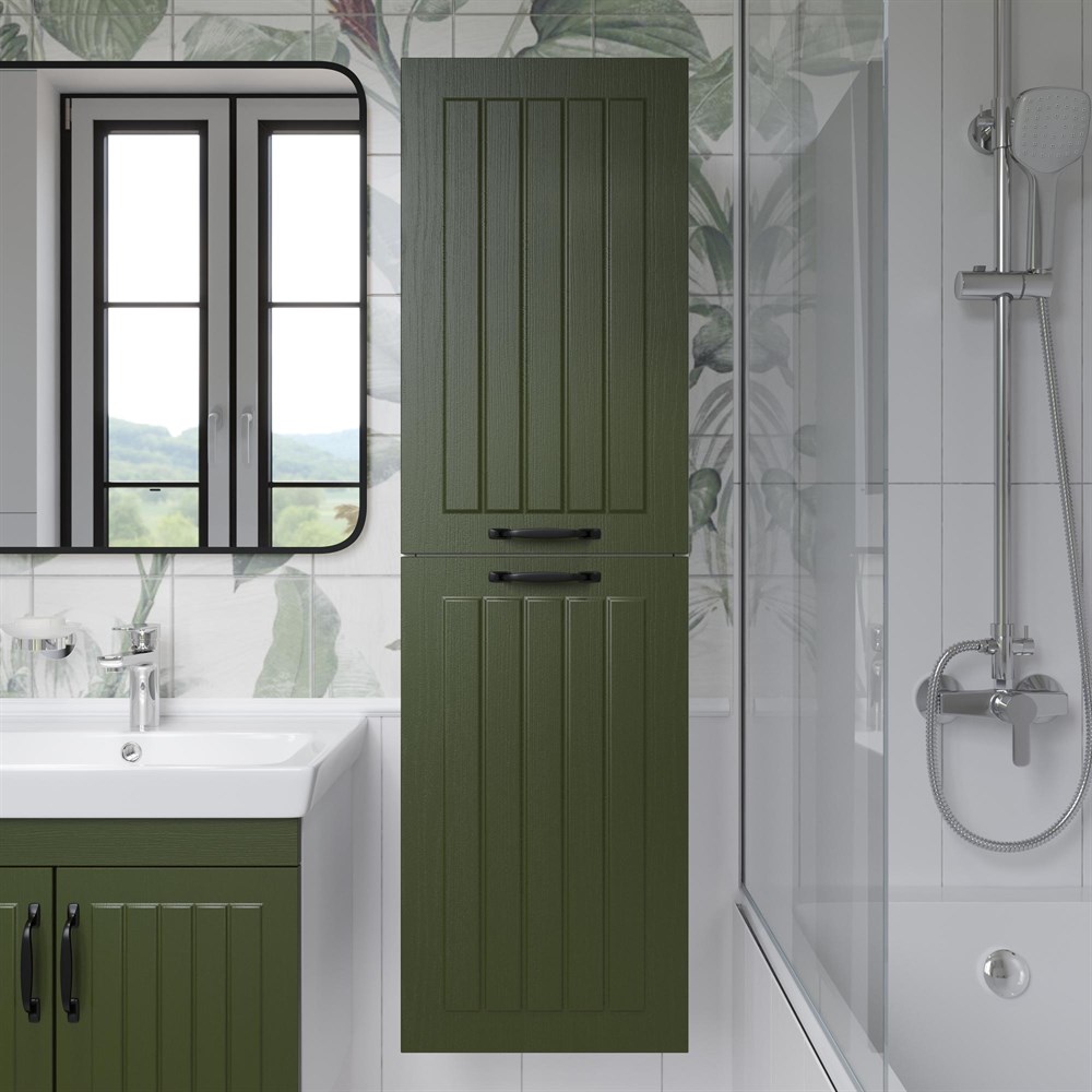 Шкаф-пенал DIWO Сочи подвесной зеленый 577836 в строительном магазине