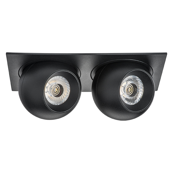 i5277474 Светильник INTERO LED 9W*2 850LM*2 24G ЧЕРНЫЙ 4000K (217527+217074+217074) в строительном магазине