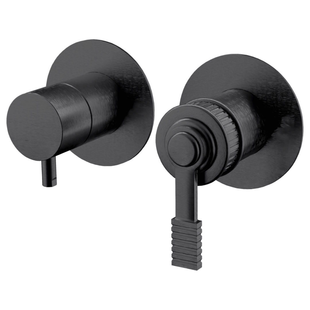 Смеситель для душа Remer Atelier AL92ZPCFP, черный брашированный хром в строительном магазине