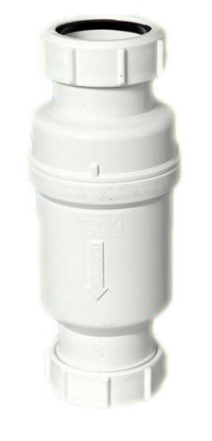 Сифон с сухим гидрозатвором 50-50 McAlpine MRNRV50C в строительном магазине