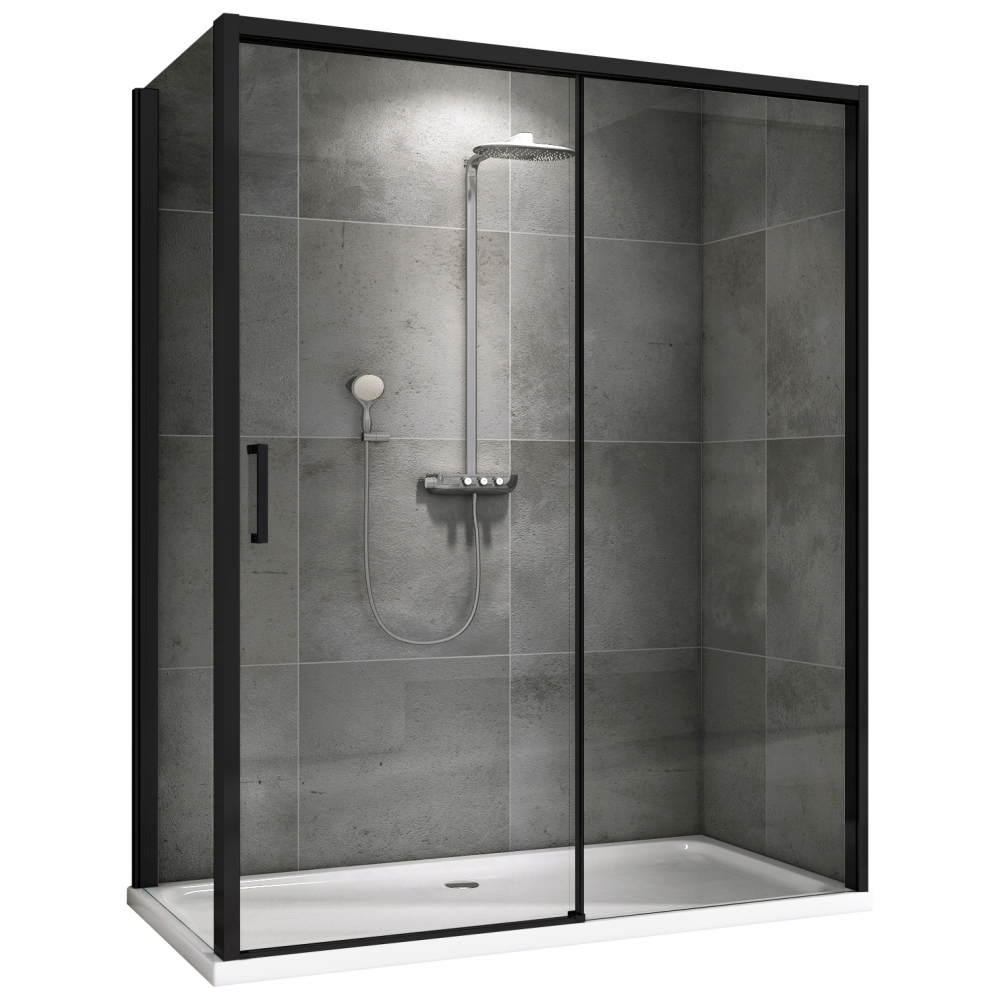 Душевой уголок ABBER Komfort AG93140B-S102B в строительном магазине