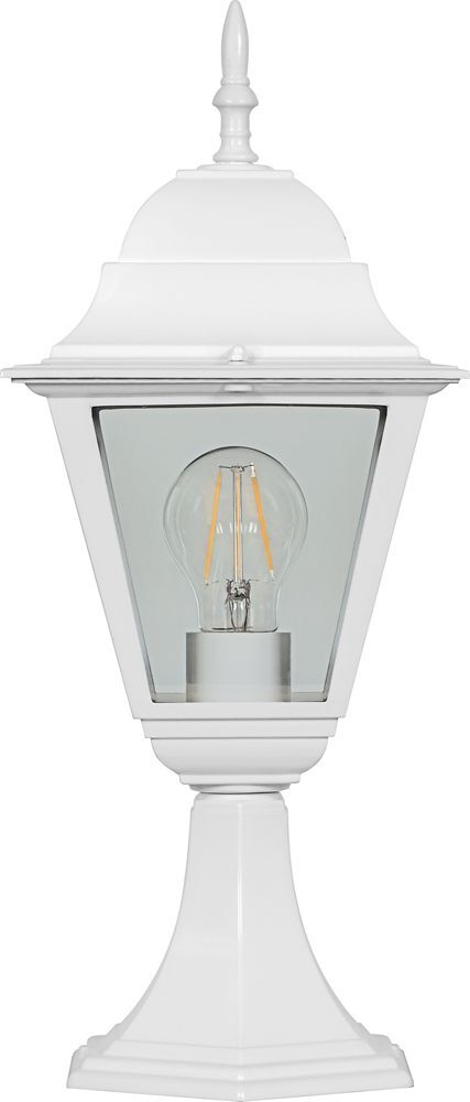 Светильник садово-парковый Feron 4104/PL4104 четырехгранный на постамент 60W E27 230V в строительном магазине