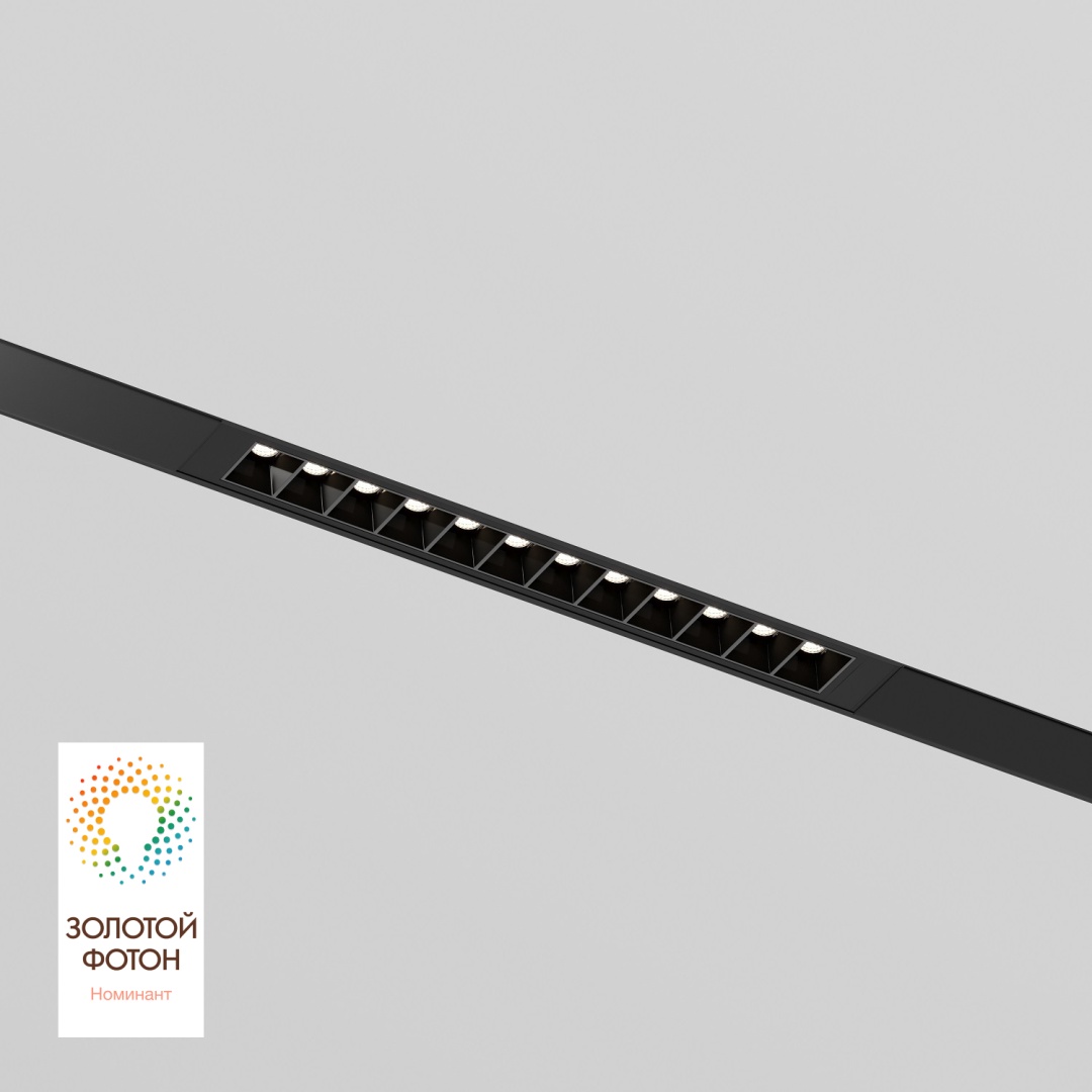 DK8001-BK Линейный светильник SMART LENS 9W DIM 3000K-6000K черный в строительном магазине