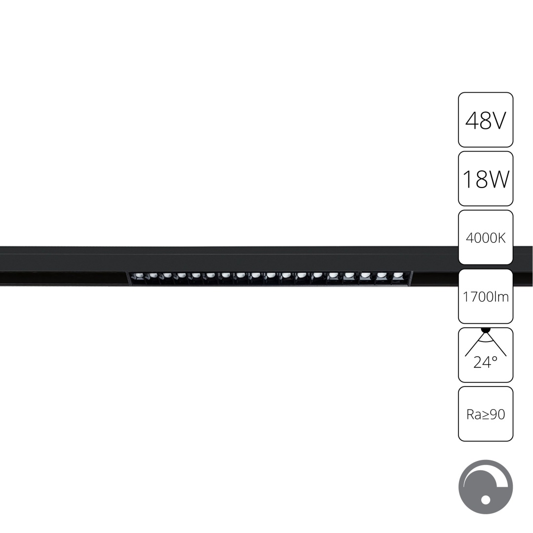 Магнитный трековый светильник Arte Lamp LINEA 0.1-10V A4685PL-1BK в строительном магазине