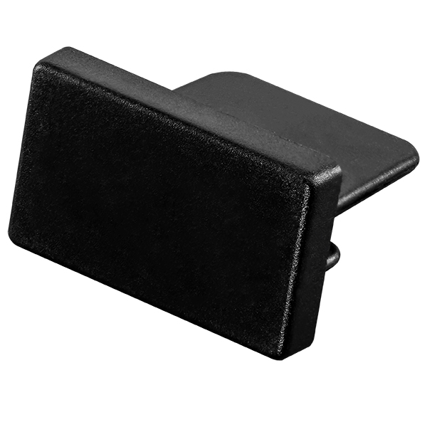 502167 Заглушка концевая трековая однофазная BARRA ЧЕРНЫЙ в строительном магазине