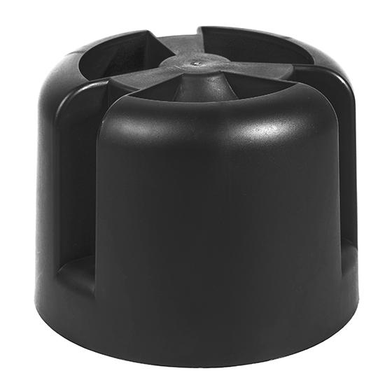 Krovent HupCap колпак на трубу (МАЛЕНЬКИЙ) кровельный черный (RAL 9005)
