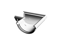 LUX Угол желоба универсальный 90 гр Docke ПВХ Пломбир