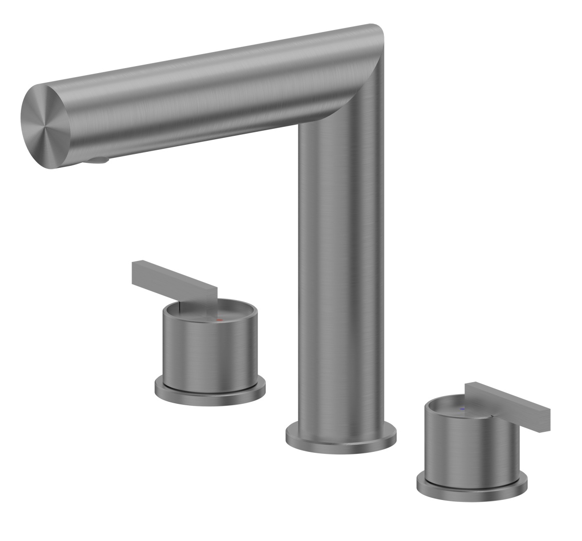 Смеситель ABBER Perfekte 316 AF8A08BGG для раковины, оружейная сталь брашированная в строительном магазине