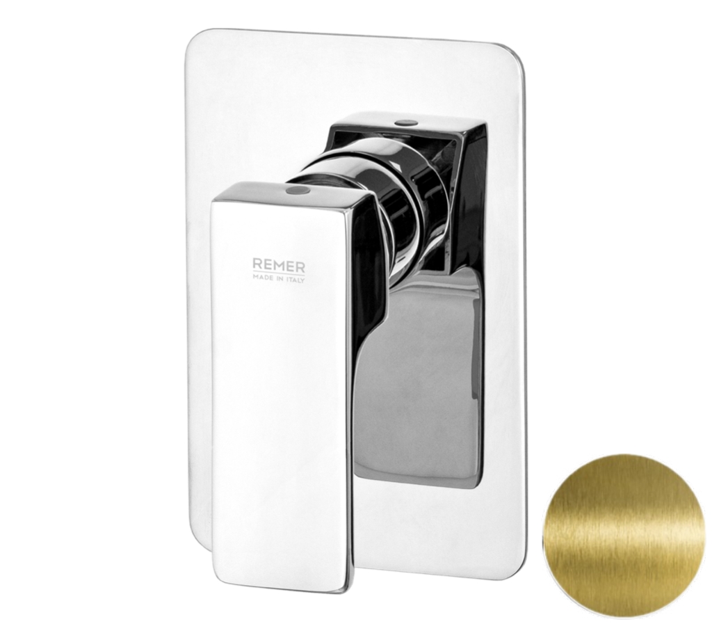 Смеситель для душа Remer Absolute AU30VO, состаренная латунь в строительном магазине