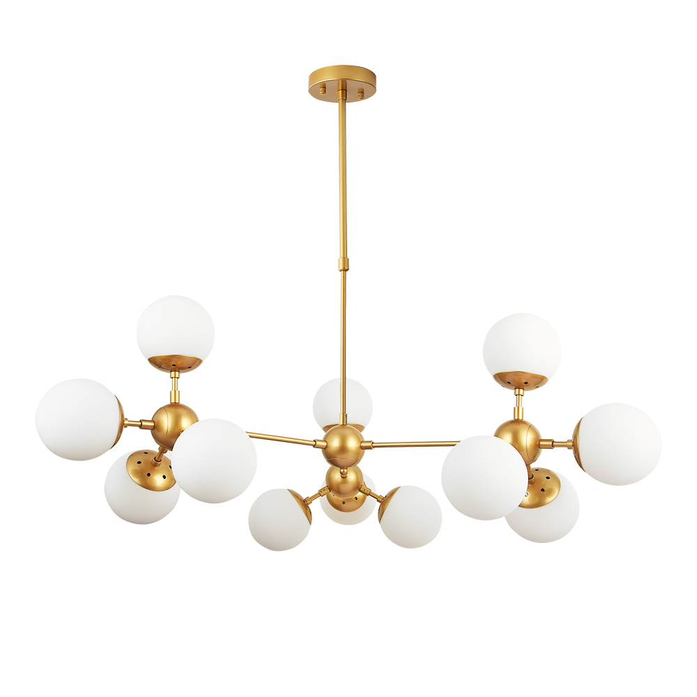 Люстра на штанге Arte Lamp BOLLA A1664SP-12GO в строительном магазине