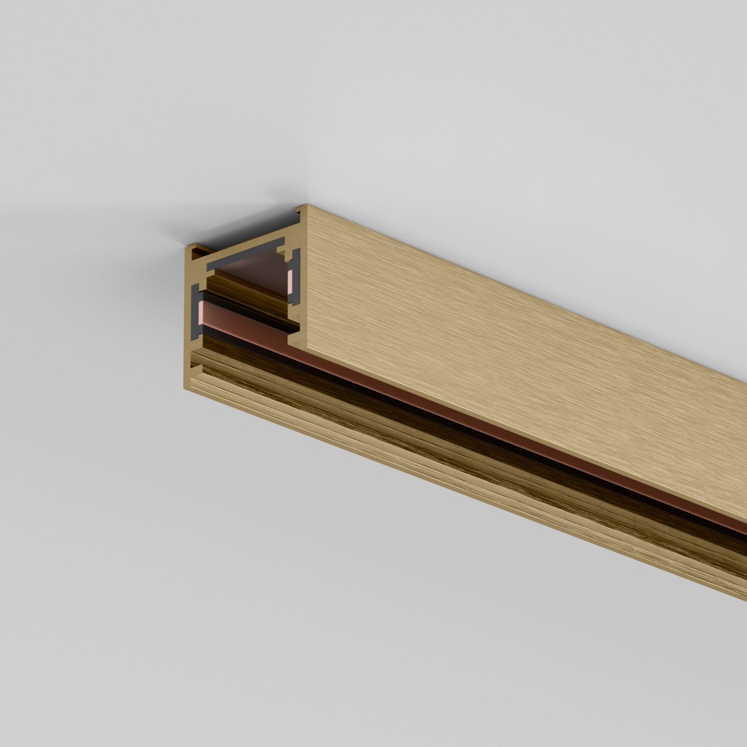 Brass Line Шинопровод накладной латунь 1,5м 85223/00 в строительном магазине